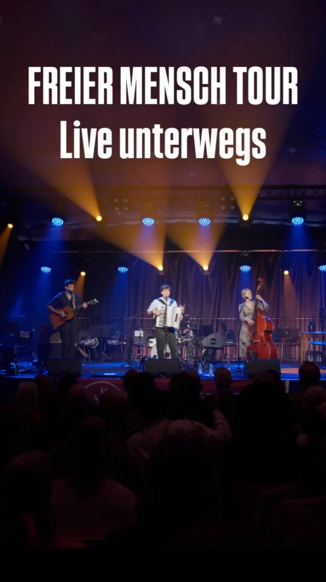 Manche Abende bleiben…

Die ersten Konzerte unserer neuen Tour sind hinter uns, aber: die Momente bleiben!
Ein paar Sekunden daraus - der ganze Trailer auf YouTube.

#freiermensch #liveerlebnis #livemusik #mundartfolk #reiwas