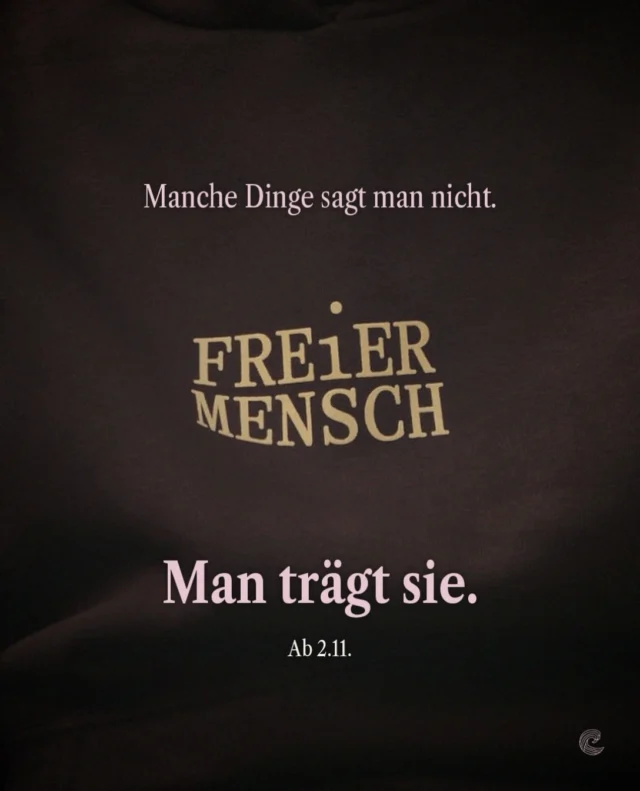 Liebe Leute, wir haben was gemacht, das man ausnahmsweise nicht hören kann. 
Ab 2.11. zeigen wir’s euch, und dann habt ihr genau drei Wochen Zeit.
#freiermensch #mundartmusik #reiwas #handgemacht